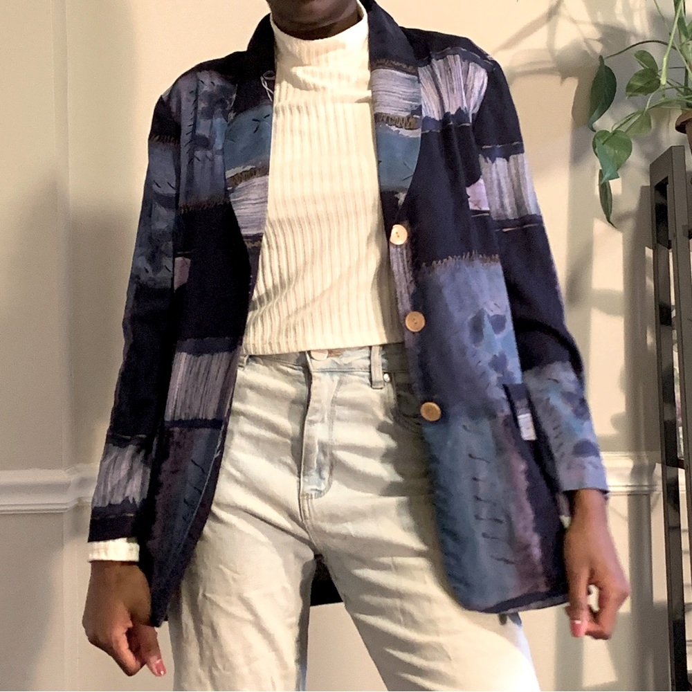 Vintage Kensington Square Lightweight Blazer - Picture 4 of 5